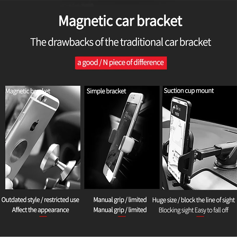 Магнитный автомобильный держатель для телефона, Универсальный Автомобильный держатель для мобильного телефона, подставка для iPhone X, samsung, S9, Xiaomi, планшеты и смартфоны