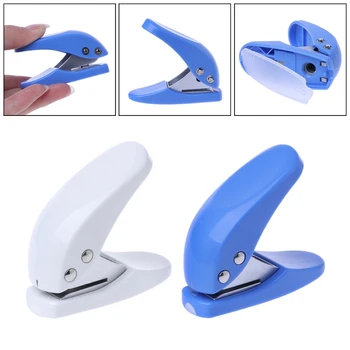 

1Pc Notebook Printing Paper Hole Punch Puncher Scrapbook Card Cutter Craft Tools