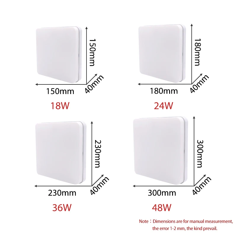 LED Ceiling Light Surface Mount Panel Lamp Down Light UFO Lamp 6W 9W 13W 18W 24W 36W 48W 85-265V For Home Decor Lighting