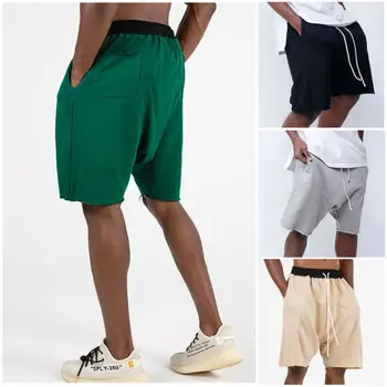 

Cotton Men Jogging Run Sport Casual Shorts Breathable Gym Training Fitness Shorts