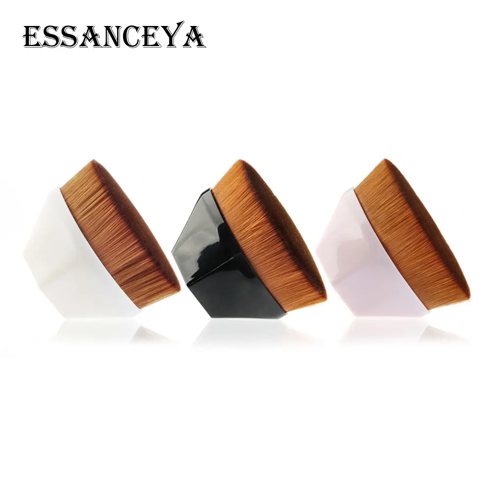 ESSANCEYA, 1 шт., набор кистей для макияжа BB Cream, плоская кисть для пудры, гладкая плотная Кисть для макияжа с коробкой, косметический инструмент для красоты
