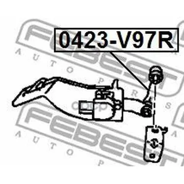 Тяга Датчика Положения Кузова Задняя Febest 0423v97r Febest арт. 0423V97R