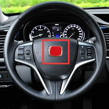 

Mirror Chrome Solid Emblem Badge for Honda Civic Accord Odyssey Spirior City Jade Car Styling Steering Wheel Center Log Sticker