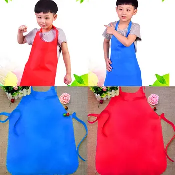 

Fabric Kids Children Kitchen Cooking Baking Painting Art Keep Clean Apron Kitchen Accessories Kitchen Tools Children Gift