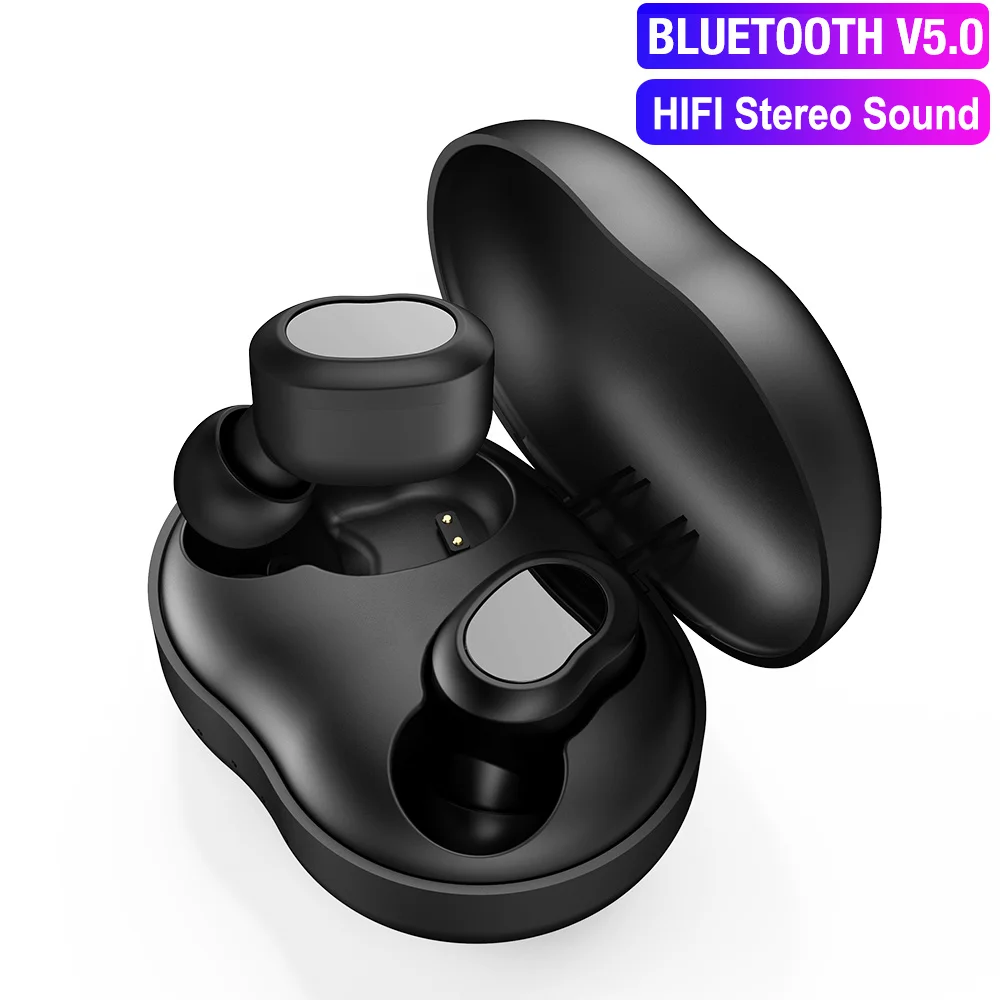 TWS Wirelesss Bluetooth 5 0 Vitu A8 earphones bluetooth earbuds with charging case for iphone huawei samsung xiaomi