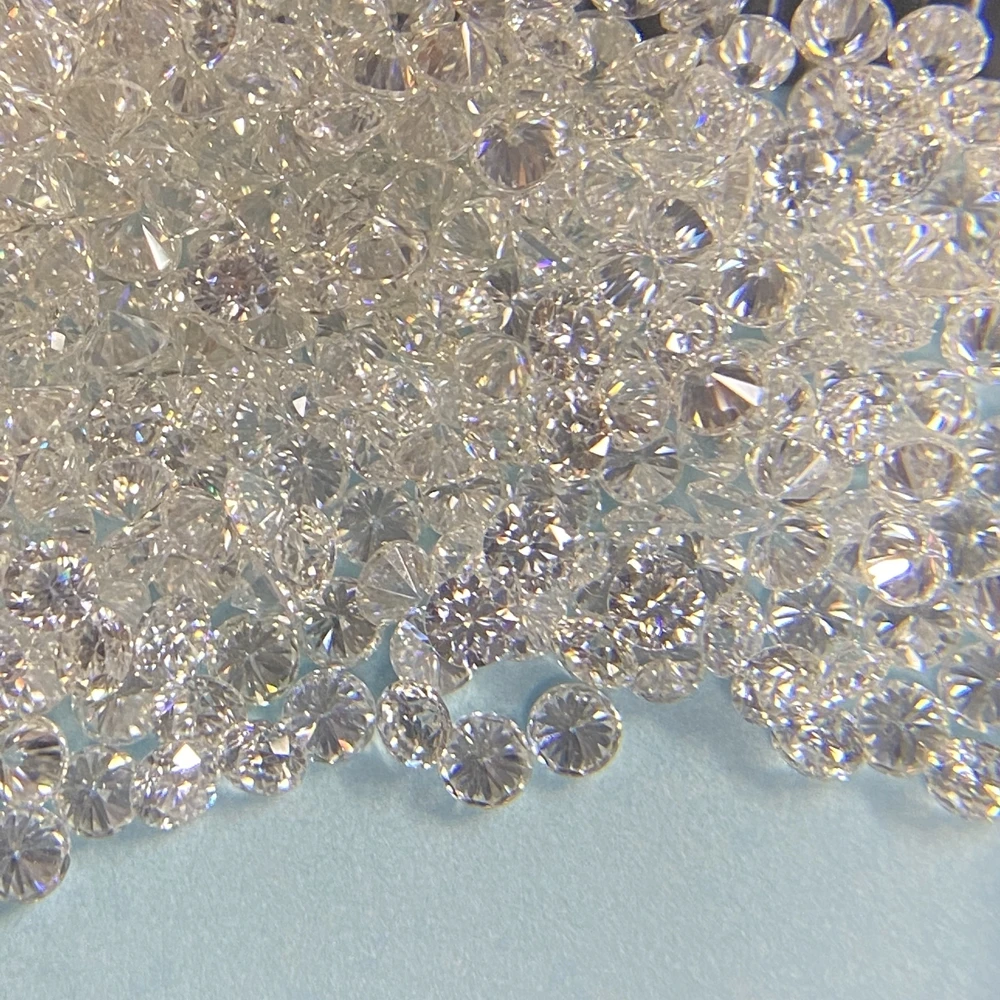 200 Stone Lab Grown Synthetic Loose Gemstone 1.0mm GH SI CVD HPHT Diamond Price