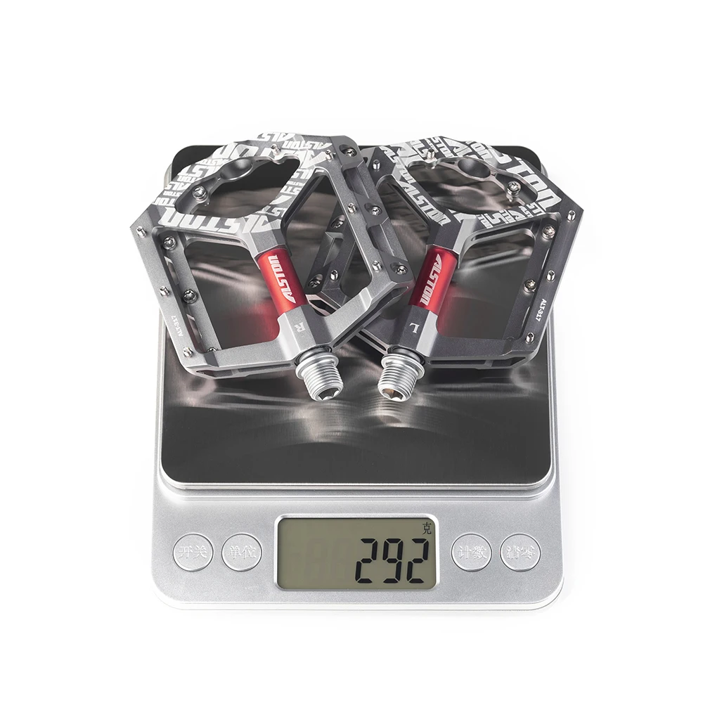 Ansjs Beauty Star Bike Pedals Bicycle Pedals 9/16 Inch Spindle Universal Cycling Pedals Aluminium Alloy Lightweight Bike Pedals