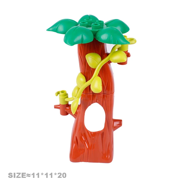 Plant Series Big Building Blocks Flower Grass Tree Fruit Adornment Accessories Compatible Scenes Assemble Toys For Kids Bricks 5