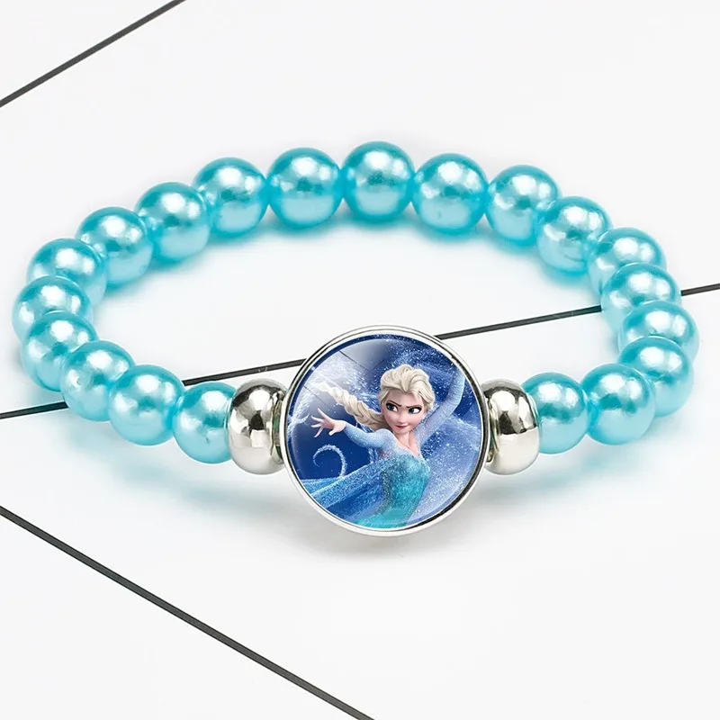 

Anna and Elsa Fever 2 Children Bracelet Princess Sofia Bow Doll Accessories Girl Birthday Gift Toys and Jewelry Finger Toy