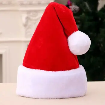 

2019 Hot Santa Claus Cap Unisex Xmas Hat Kid Xmas Snowman Plush Costume Hats