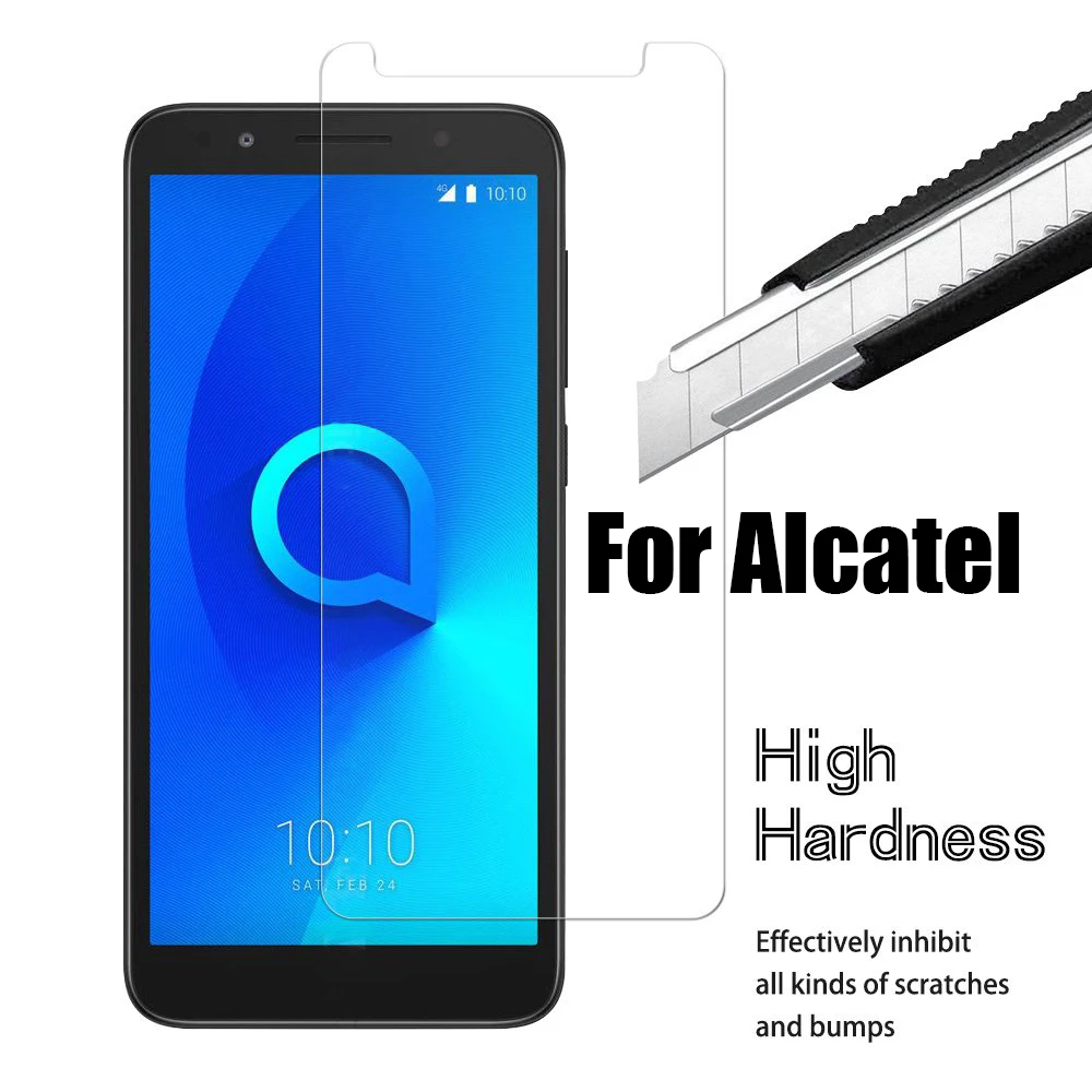 2.5D Закаленное стекло для Alcatel 1X C7 U5 Защита экрана idol 3 5 дюймов 4 7 One touch pixi4