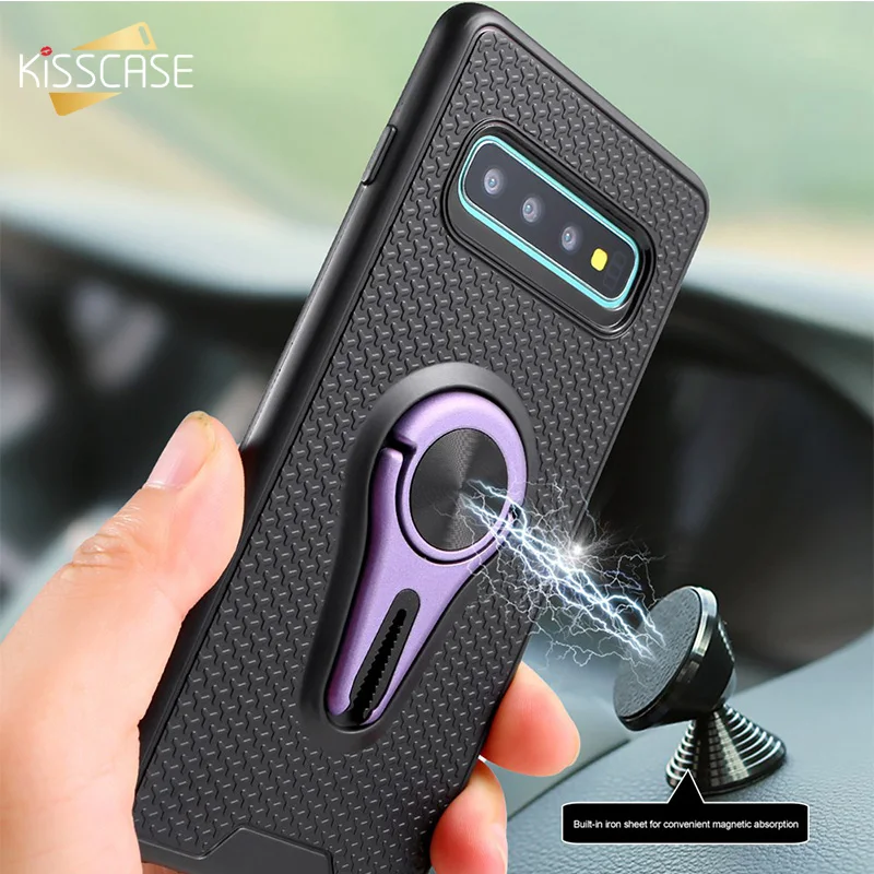 Kisscase укрепленный магнитный автомобильный чехол для телефона samsung A90 A80 A9 A7 A8 A6 2018 A70