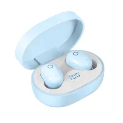 Беспроводные Bluetooth наушники V5.0 светодиодный дисплей сенсорный TWS Беспроводные наушники с внешним аккумулятором гарнитура с микрофоном