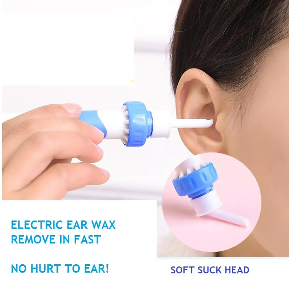

100% Brand New Electric Ear Wax Device Adult Child Painless Safety Cordless Vacuum Ear Cleaner Wax Remover Kit Personal Care