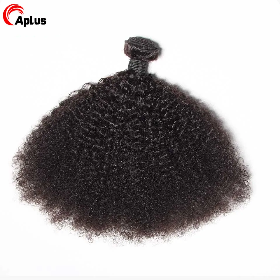 Afro Kinky Curly Bundles Human Hair Extensions Human Hair Bundles Mongolian Kinky Curly Hair Bundles Extension Remy 3 bundles Deal Human Hair For Women