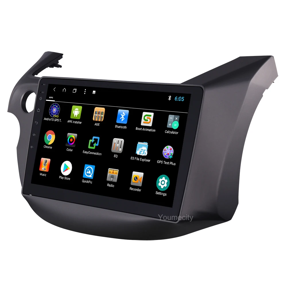 Excellent Car DVD Player Android 9.0 for HONDA FIT JAZZ 2007 2008 2009 2010 2012 2013 Gps radio video player IPS 1024*600 screen RDS wifi 3
