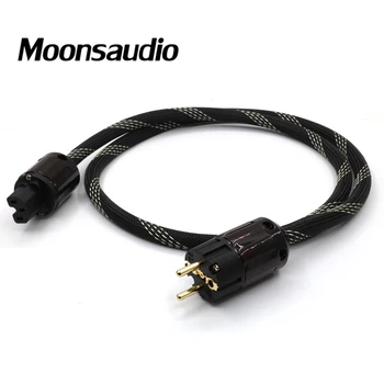 

Hifi audio 4N OFC Pure copper EU version power cable with P-079E/C-079 connector plug hi-end schuko power cord