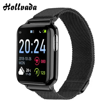 

Hollvada ECG PPG SpO2 HRV fitness health smart watch men electronic blood pressure measurement Heart rate monitor smartwatch