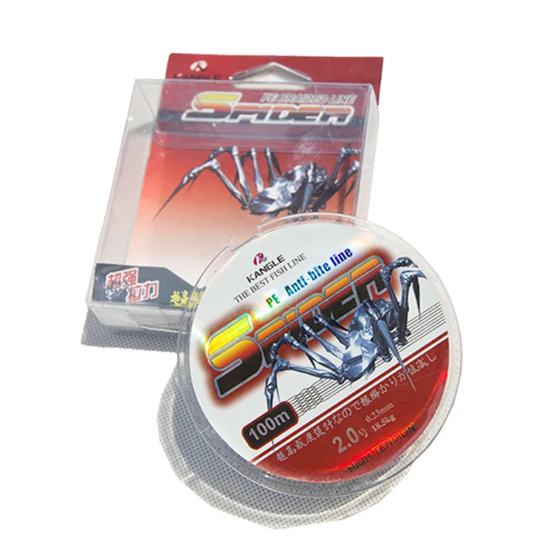 

Fishing Line Fishing Gear 100 M 4-Unit Spider Dyneema Weaving Wearable fang yao xian PE Line Lure Rocky Fishing Line