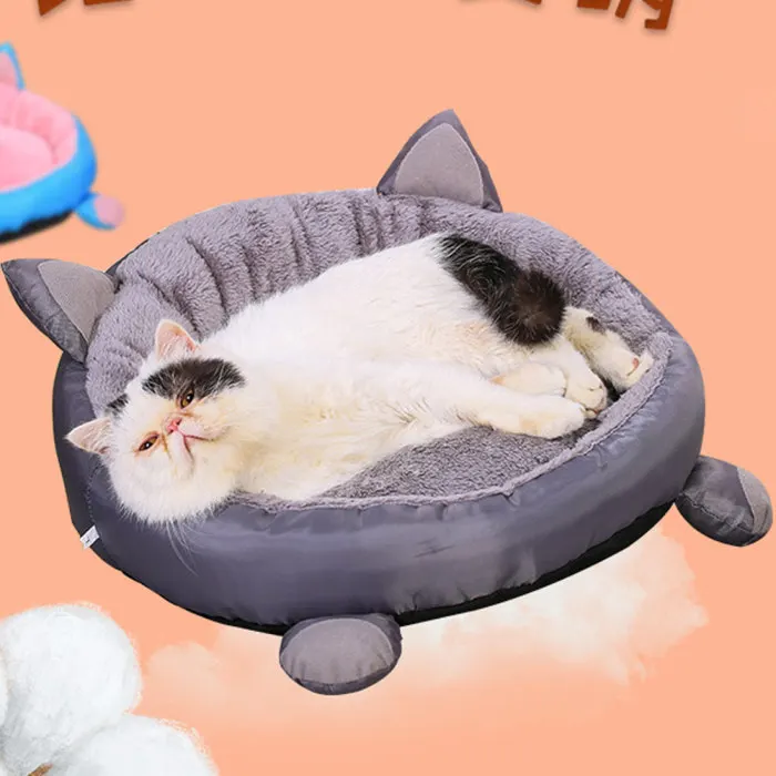 Съемный Коврик для кошки короткий плюшевый домик корзина Теплый Щенок питомник подстилка для домашнего питомца принадлежности TT-best
