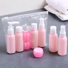 9 шт./компл. Для женщин, косметичка для путешествий, суб-бутылка Косметическая аксессуары для ванной комнаты