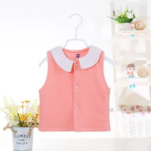Тонкий хлопковый теплый жилет для младенцев; сезон осень-зима; детский жилет из чистого хлопка в стиле ретро; Одежда для новорожденных; жилет