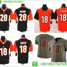 Сшитые мужские Цинциннати Joe Mixon A.J. Green Vapor Untouchable Limited Джерси