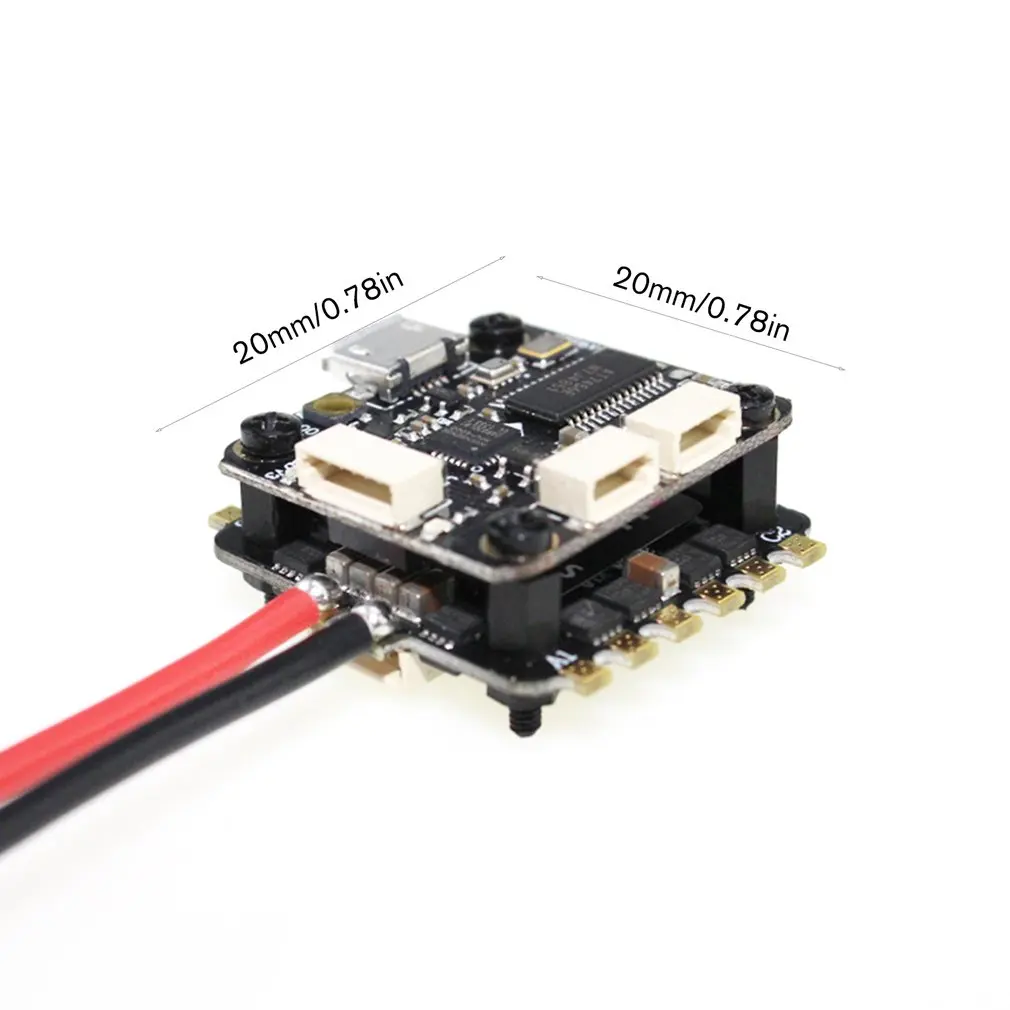 HAKRC Mini F4 Flytower Контроллер полета интегрированный OSD 4 в 1 BLHeli 20A ESC встроенный 5 в 2A Выход BEC для FPV RC Дрон