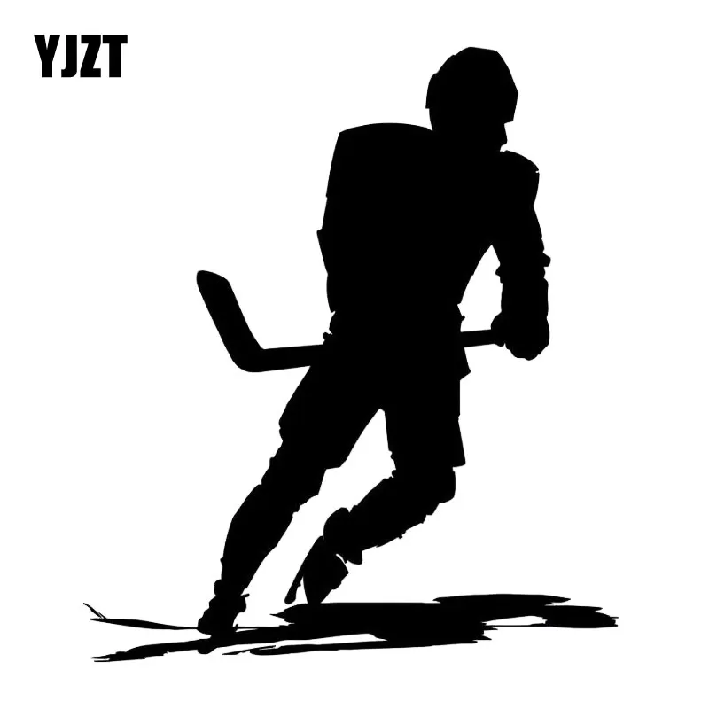YJZT 15M*17.2CM Sports Ice Hockey Player Skates Extreme Game Decor Car Sticker Vinyl Decal Bumper Accessories Cool C31-0141 | Автомобили и