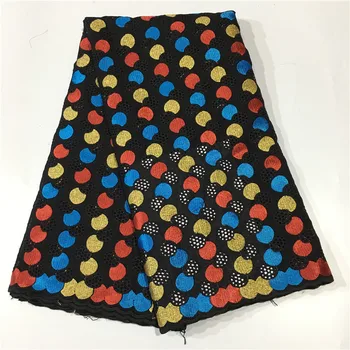 

Swiss voile lace in Switzerland high quality 5 yard Swiss Dry lace fabric newest Dubai beads lace African French fabric 2L11261