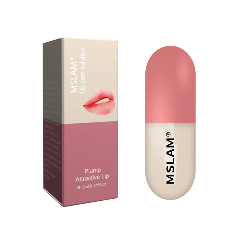 MSLAM  Volume Lips Plumper Oil Day Night Moisturizing Repairing Reduce Lip Fine Line Cosmetics Sexy Plump Enhancer Serum
