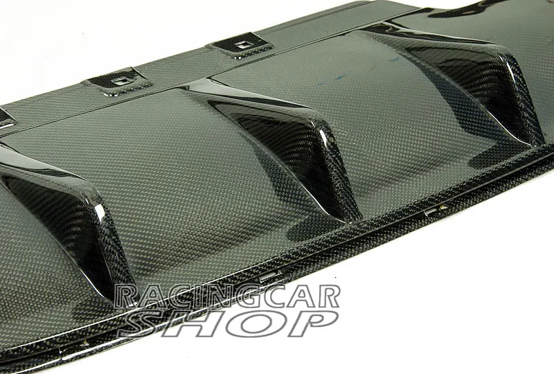 Real Carbon Fiber Rear Diffuser For BMW 6-Series F06 F12 F13 M6 M-Sport Bumper 2014UP