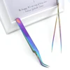 ERUIKA 1pcs Chameleon Eyebrow Tweezers Stainless Steel Extension Clip Ultra Precision Picker for Rhinestone Eyelash Makeup Tools 6