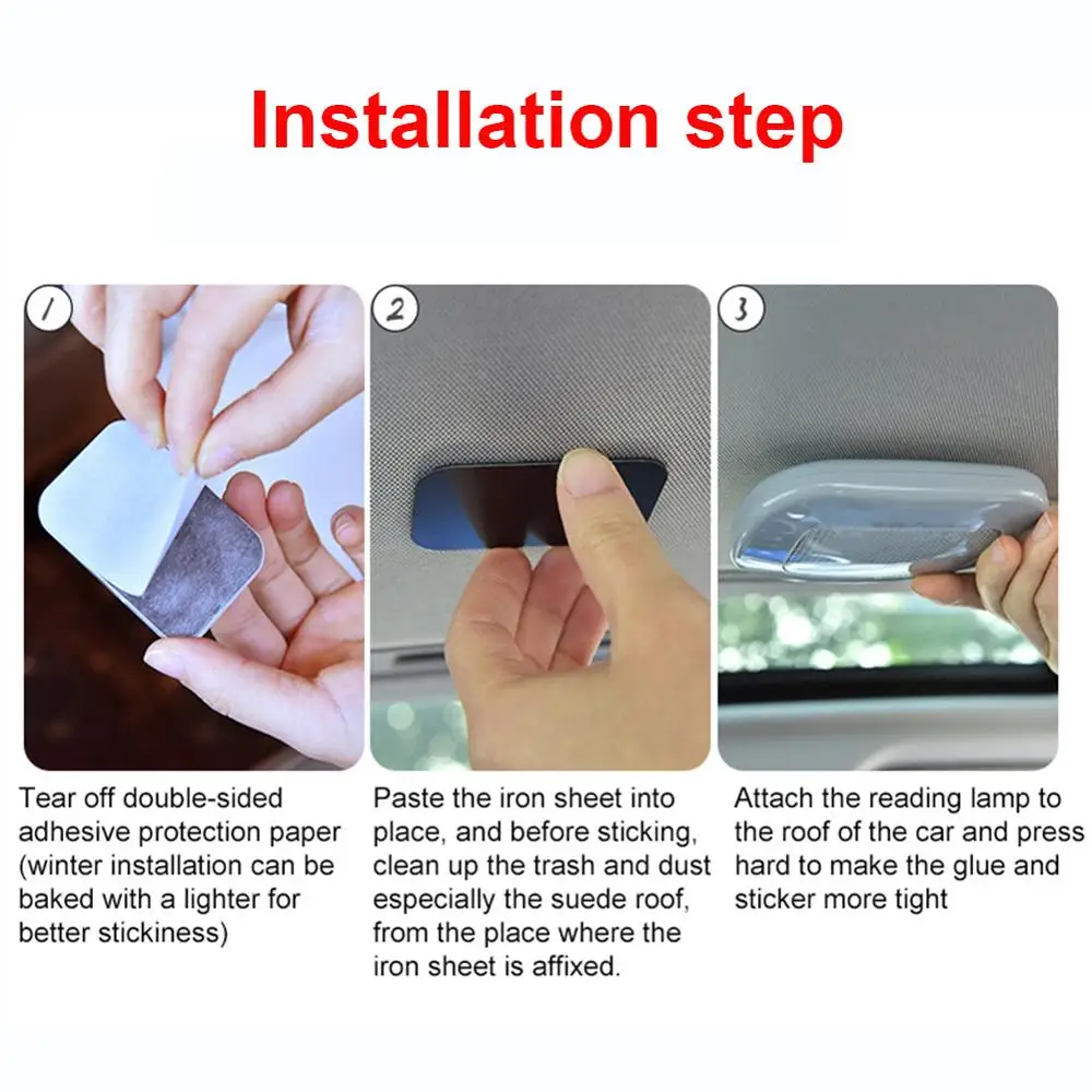 New 10 LEDs Car Interior Reading Light, Rechargable Push Light, Stick On Anywhere LED Night Light, Tail Box Lights Wholesale CSV