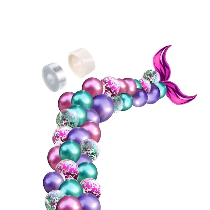 44pcs New Party Balloons Mermaid Tail Shape Balloons Decorative Balloon Aluminium Film Balloons For Home Festival Kids Party - Цвет: 04