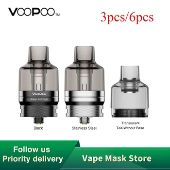 

Original VOOPOO PnP Pod Tank 4.5ML Atomizer with PnP-VM1 VM6 Coil fit all Pnp Coil for Drag X Drag S 510 Thread E-cigarette Mod