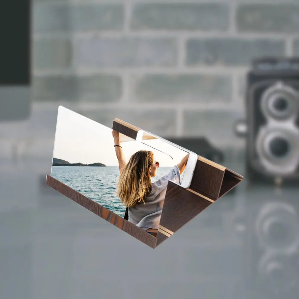 12in мобильный увеличитель для экрана телефона 3D HD видео усилитель складной увеличенный расширитель Подставка для видео велосипедный держатель Автомобильный держатель