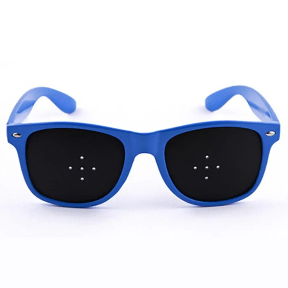 1pcs Anti-Myopia PinHole Glasses,Vision Correction SunGlasses Anti-Fatigue Therapy Care Eyesight Improver Pin Small Hole Glasses 