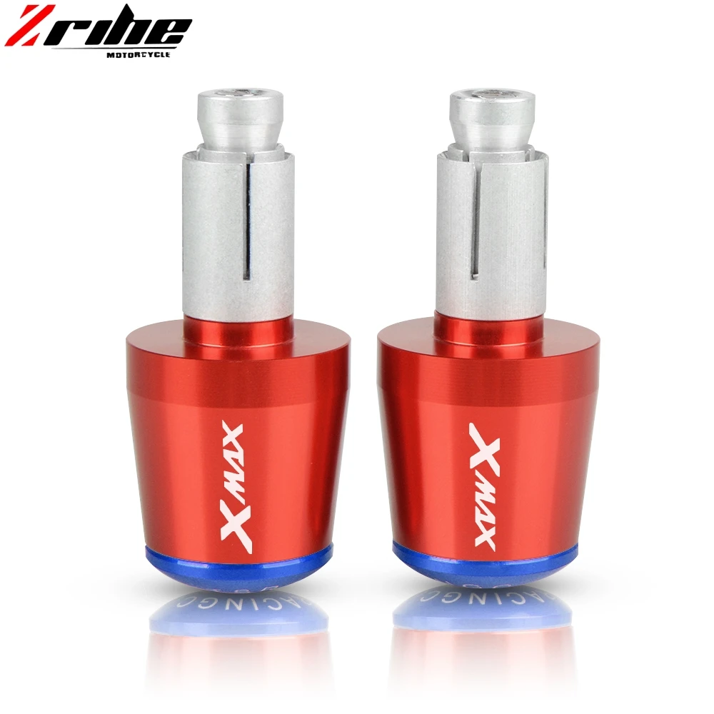 

Motorcycle Handlebar End Moto Grip Ends Plus Handle Bar Grips Ends Tips Caps For Yamaha xmax 125 250 300 400 X MAX XMAX 2017