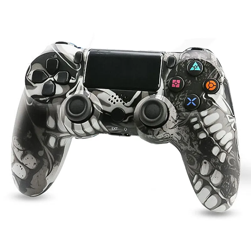 WUIYBN P4 геймпад беспроводной контроллер Джойстик для PS4 контроллер SONY Playstation 4 Dualshock 4 игровая консоль - Цвет: Серый