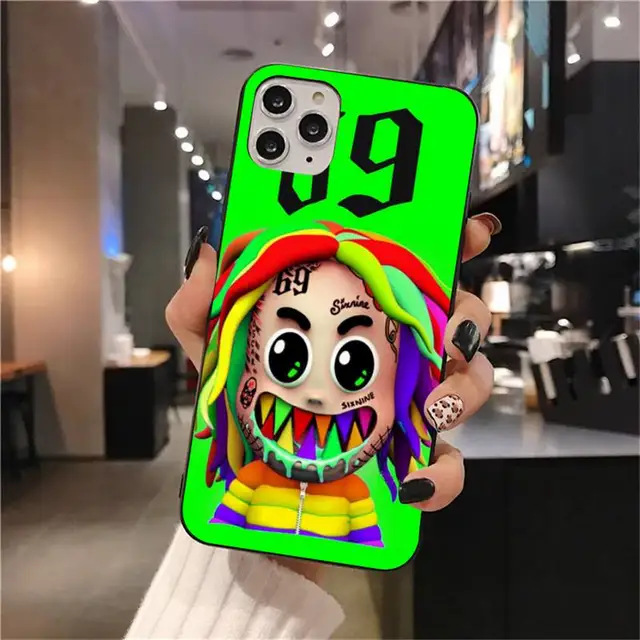 Tekashi 6ix9ine Sixnine 69 Rapper Phone Case For Iphone 12 Pro Max 11 Pro Xs Max 8 7 6 6s Plus X 5s Se 2020 Xr Case Phone Case Covers Aliexpress