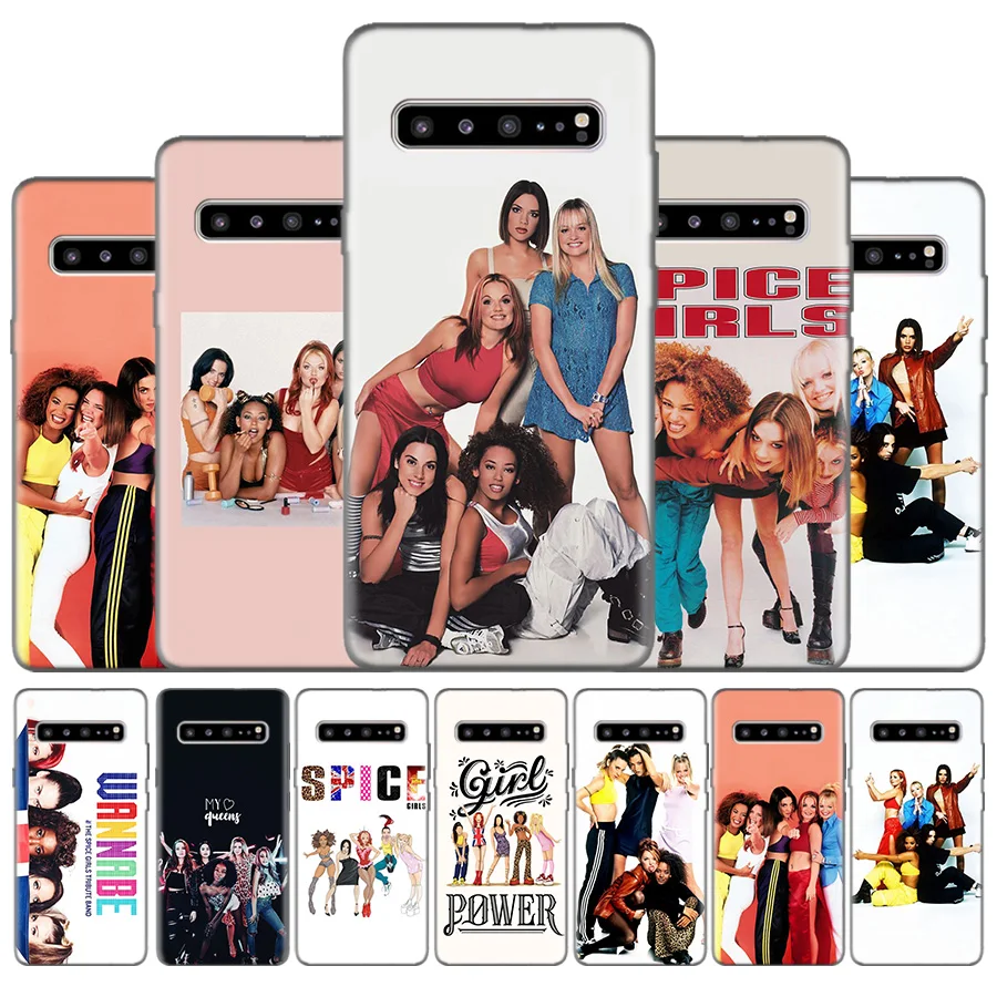 

spice girls Silicone Case For Samsung Galaxy S10 S10e 5G S9 S8 S7 Edge J8 J6 J4 Plus 2018 M40 M30 M20 M10 Cover