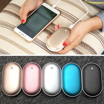 

Multifunctional Outdoor Hand Warmers with Power Bank 5200mAh Function Winter Double Side Pocket Hand Warmer Gift for Family