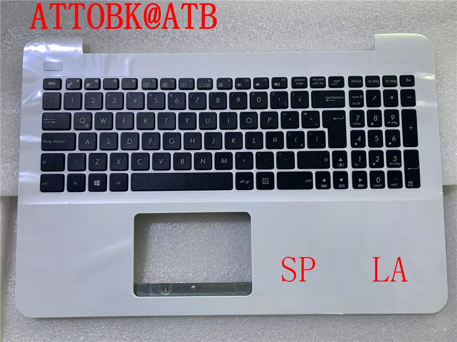 Teclado para Notebook Espanhol ou Latino c Shell para Asus X555ld X555ln A555l F555l R556l Vm510l W519l Y583l R557 W509 X555s X555d