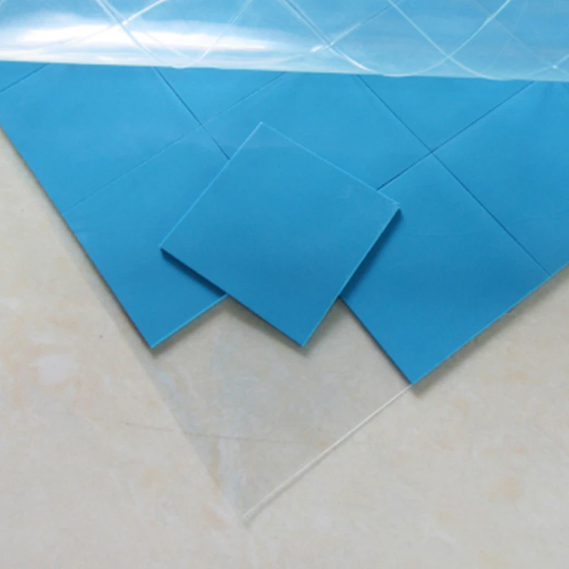  20x20mm  30x30mm Thermal-conductive soft silica-gel sheet cpu heat dissipation harddisk insulation pad silicon plate (1)