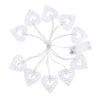 

2m 10 LED Lighting Strings Mini Light Maple Leaf Filbert Heart Shape Landscape Lamp Christmas Home Decoration Bedroom Lighting