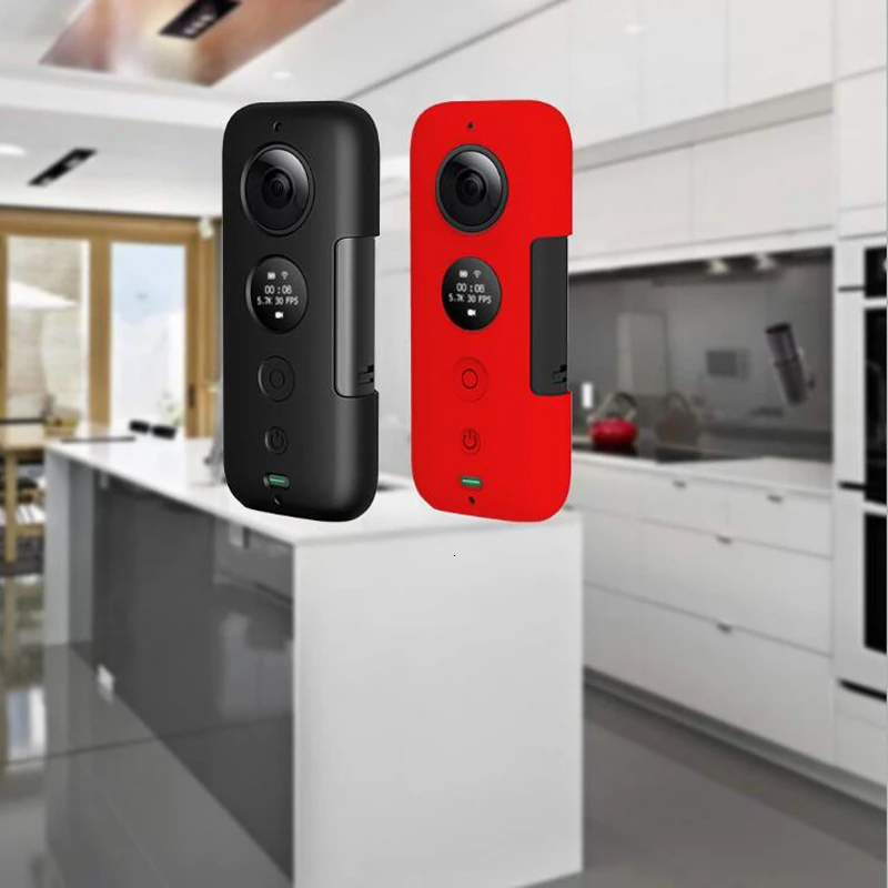 Insta360 One X чехол Силиконовый протектор объектива Анти-шок пылезащитный чехол Чехол для Insta360 One X аксессуары для экшн-камеры