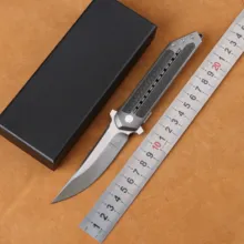 LOVOCOO складной нож S35VN лезвие CF+ титановая ручка карманный Открытый выживания Кемпинг Охота tcatical фрукты Ножи EDC инструменты