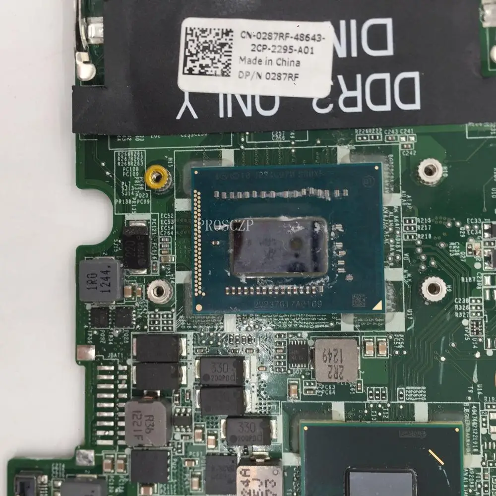 Для Inspiron 13Z 5323 Материнская плата ноутбука CN-0287RF 0287RF 287RF DA0V07MBAD1 совместимость