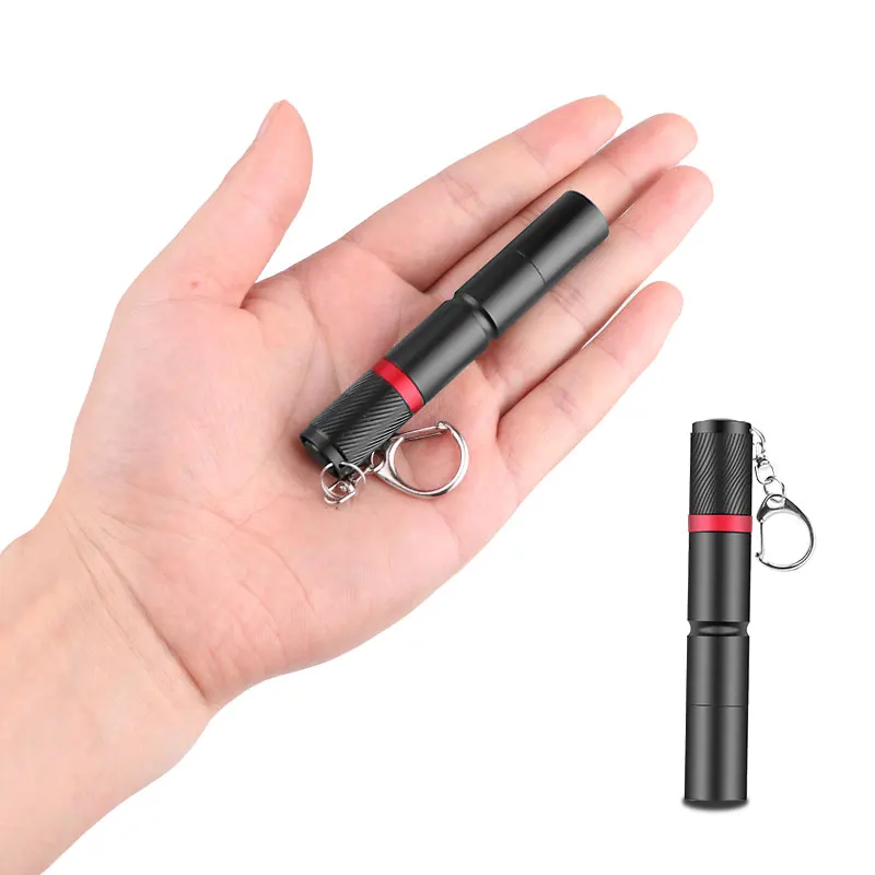 security torch 8000LM Portable Pen Light Keychain Mini Flashlight Pocket LED Torch Pen Clip LED Flashlight Hand Light Use AAA Battery coast torches Flashlights